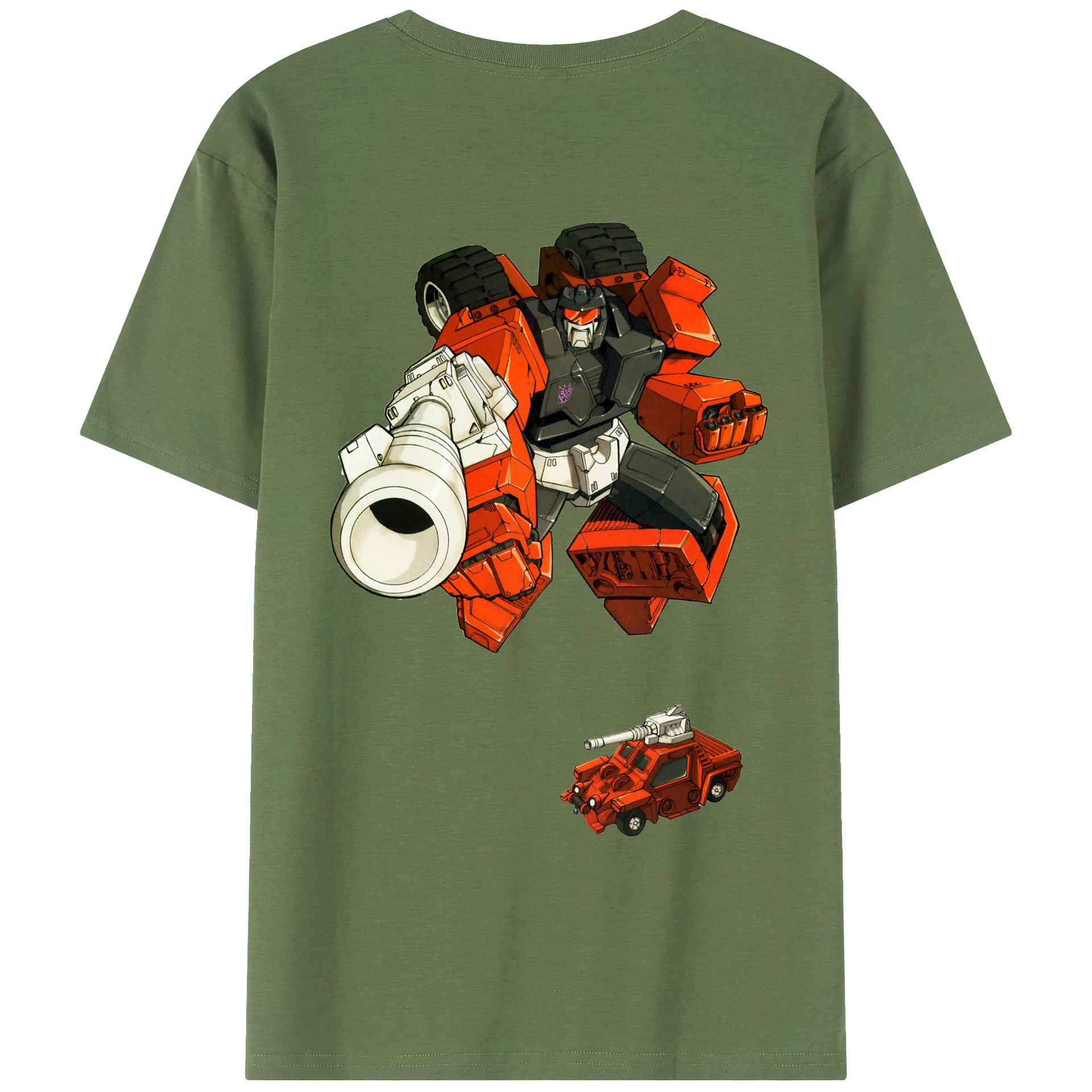 （画像用）  綿100％ メンズ半袖Tシャツ（バックプリント） 通気性